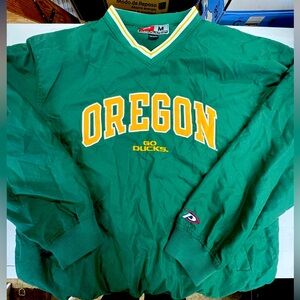Men’s Vintage Oregon ducks varsity pullover - size medium